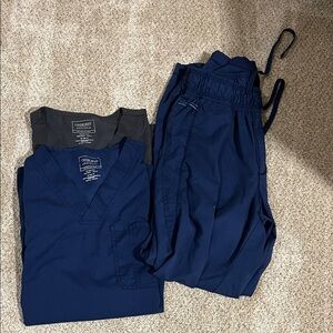 Blue Scrub Set